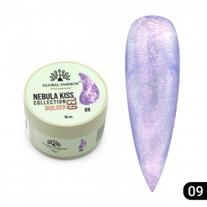 Гель Nebula Kiss Builder Gel, HEMA/TPO free 15мл, №09